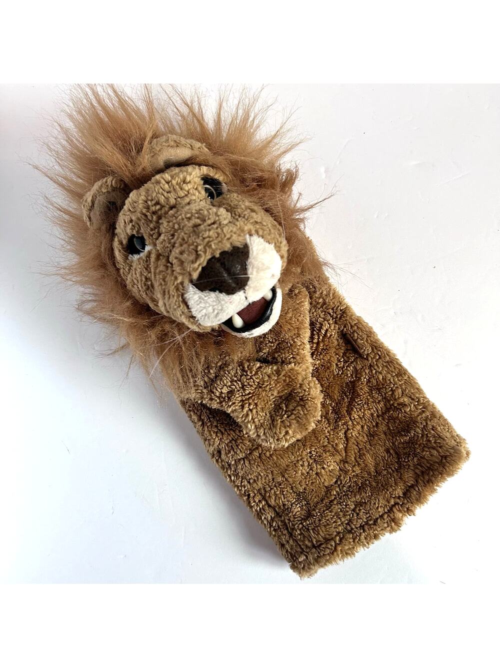Folkmanis Lion Stage 13" Puppet Lifelike Realistic Plush Puppet